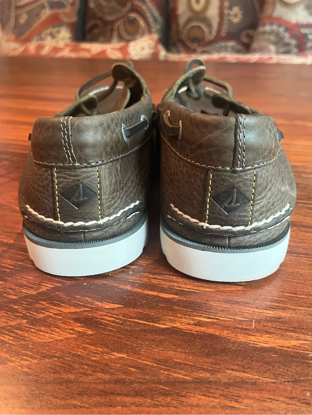 Sperry Leather Slip-On Boat Shoe, Excellent Condition